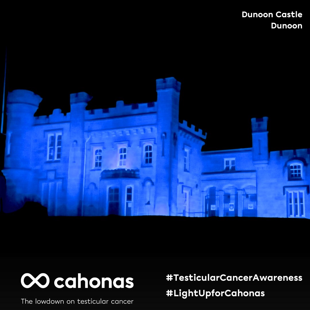 On the 9th of April - Shine a Light on Testicular Cancer at Dunoon Castle! Join us in raising  awareness this Testicular Cancer Awareness Month. #ShineALightOnTesticularCancer  #TesticularCancerAwarenessMonth #CahonasScotland #CheckYourBalls #Dunoon  💙