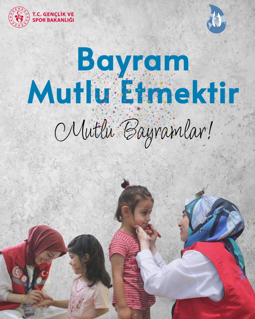 #Bayram demek #Mutluluk demektir. ❤️ @DamlaVolunteers @gencliksporbak