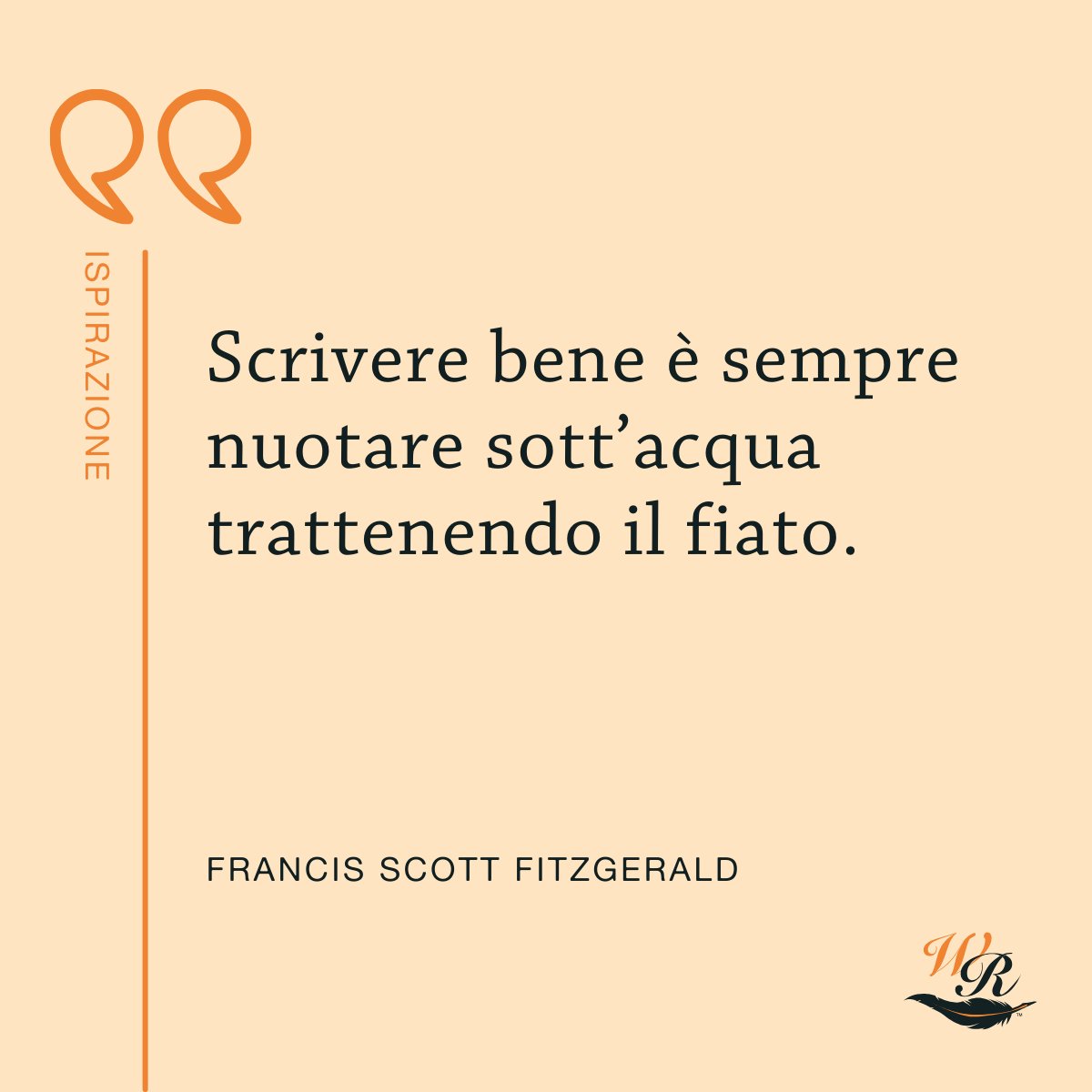 Quanto riuscite a rimanere immersi nella scrittura?

È un’apnea che serve a trattenere dentro la preziosa aria della creatività, senza farne fuggire via nemmeno una bollicina.

#scrivilo 
#citazioni