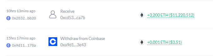 CopyOnChain's tweet photo. Polychain Capital bought the dip

Has withdrawn 3200 $ETH from Coinbase at an average price of $3512. This equates to $11M.

PolyChain Capital holds around 5,681 $ETH = $20 million in this secondary wallet:

0xBcd5000F5c522856E710c5d274bb672B2f2EefBf