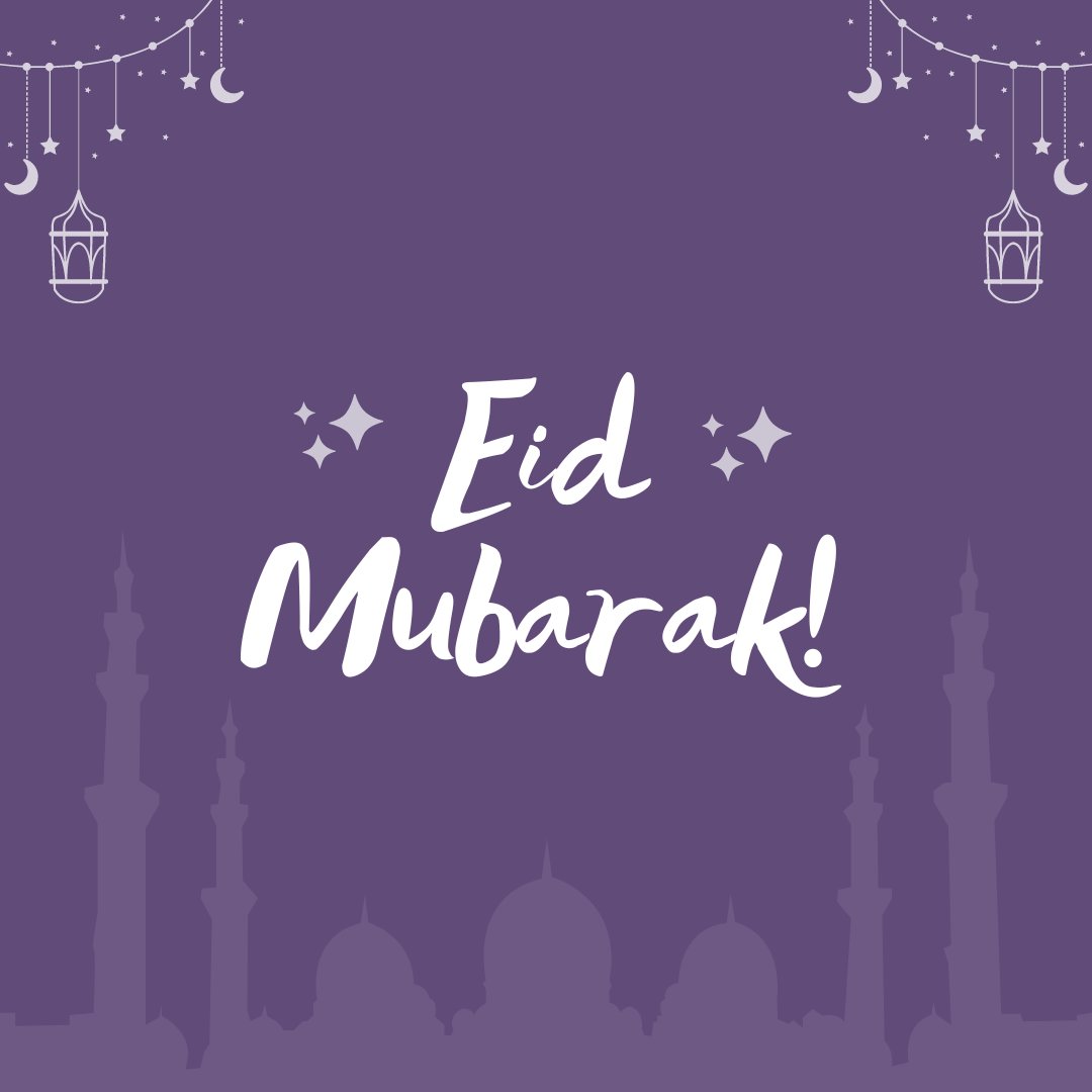 🌙 | Eid Mubarak! Wishing our community a joyous Eid al-Fitr filled with love, peace and blessings!