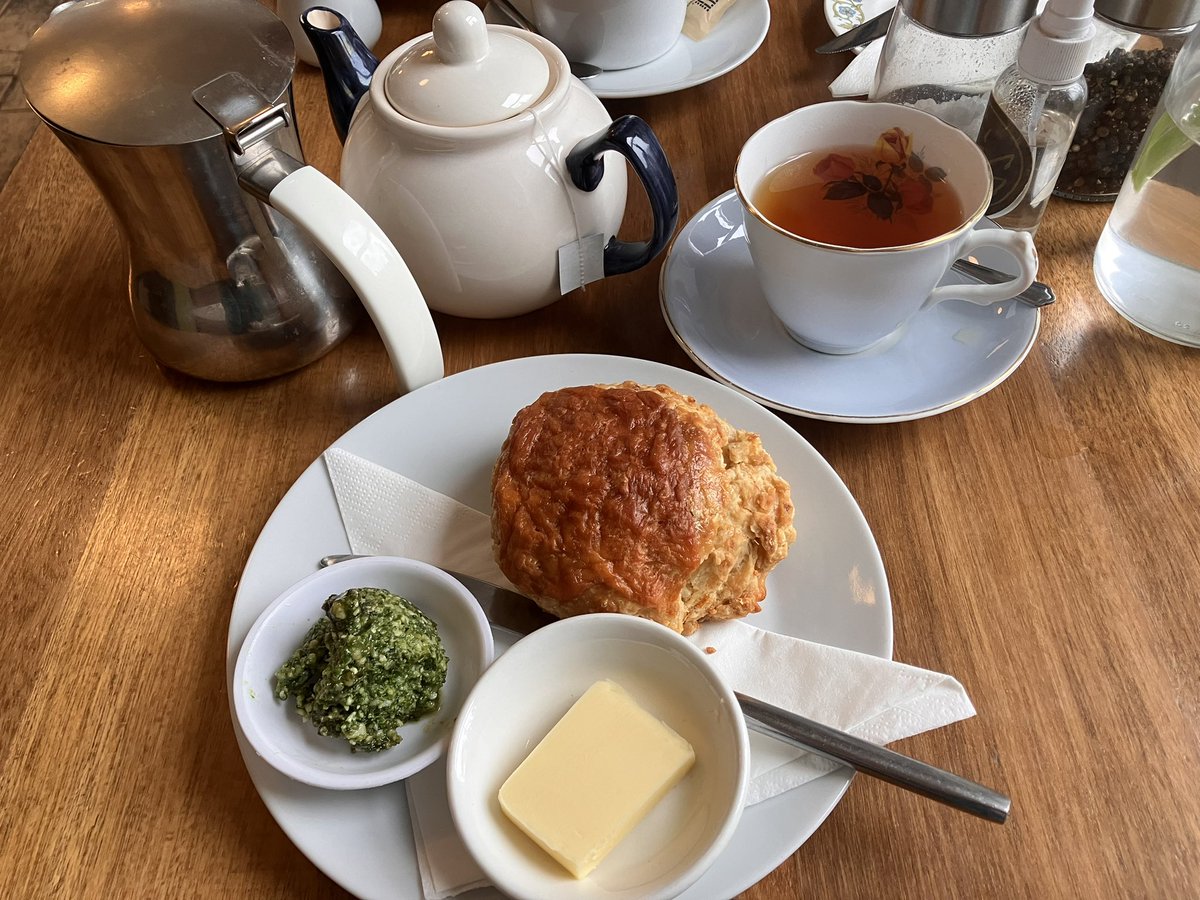 Currently on holiday in #Edinburgh. Walked along the waterway of Leith to the coast and then back to Canonmills with a stop at Betty & George’s for a delish cheese scone with homemade pesto.