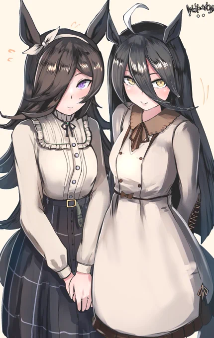 ライスシャワーとマンハッタンカフェ #ウマ娘 
