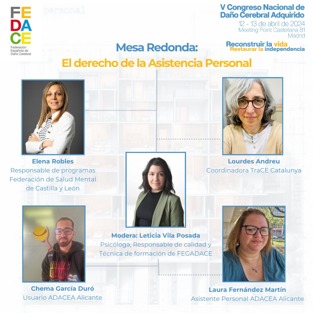 danocerebralE's tweet photo. 🔔El V Congreso Nacional de Daño Cerebral inicia el próximo día 12 y viene cargado de temas:

👉El derecho a la Asistencia Personal
👉Vida en comunidad con #DCA
👉#ProyectoRUMBO 
👉Investigación sobre servicios de #autonomíapersonal

https://t.co/pi1KgVj62Y https://t.co/1QhSus5d3w