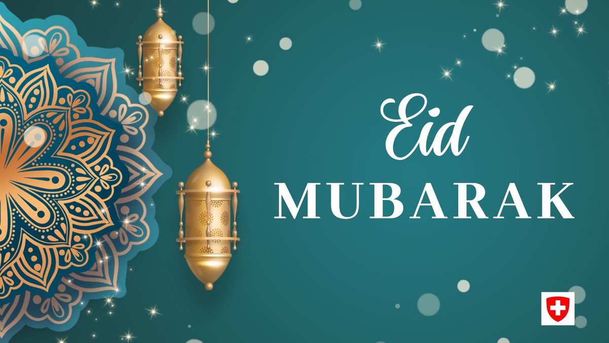 The Embassy of Switzerland wishes you a happy Eid. #EidMubarak