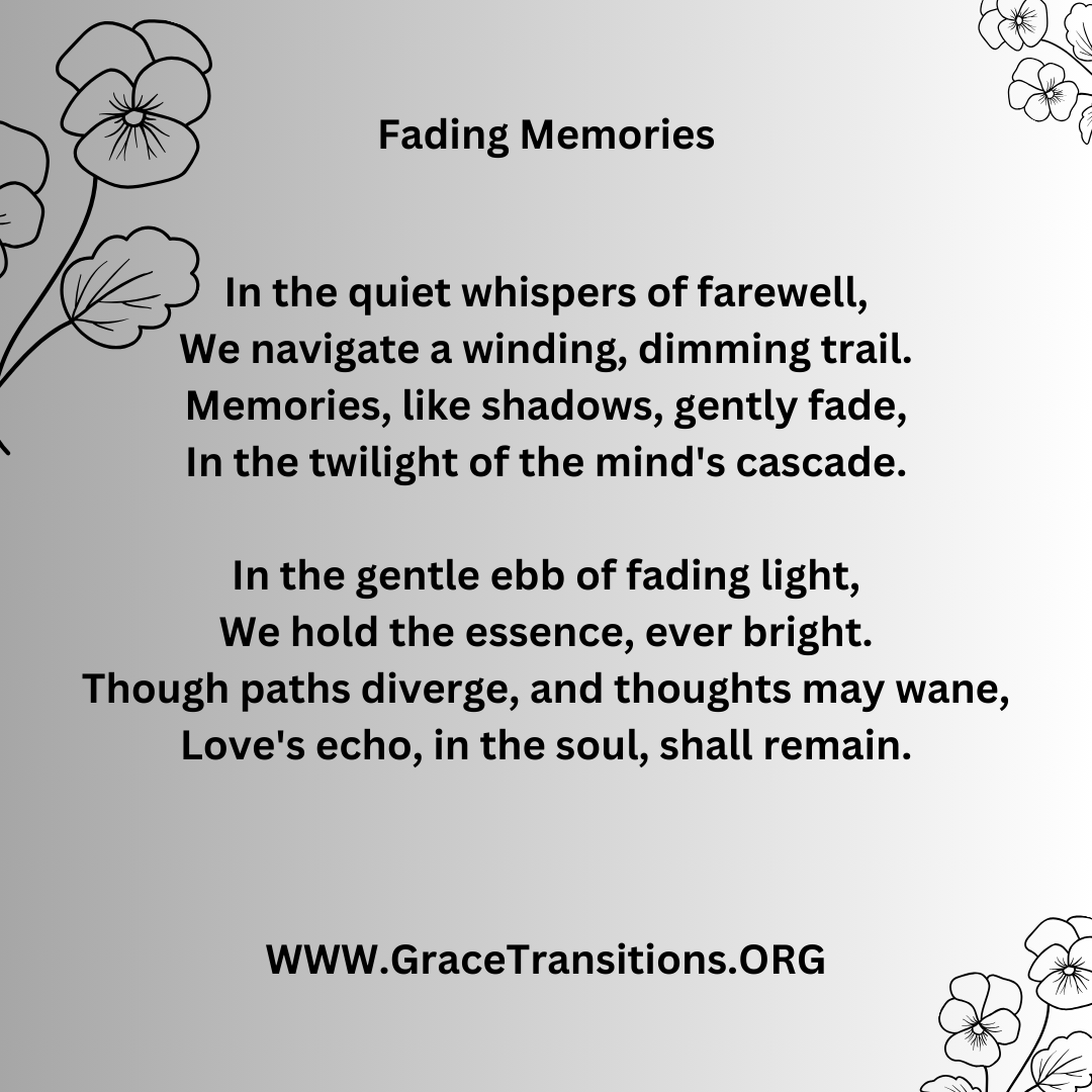 Embrace the journey, cherish the moments, and let your story unfold with grace…

#GeorgiaDeathDoula #GraceTransitions #EndofLifeDoula #RememberMe #EndAlzheimers #ForgetMeNot #MemoryLossSupport #CaringForLovedOnes