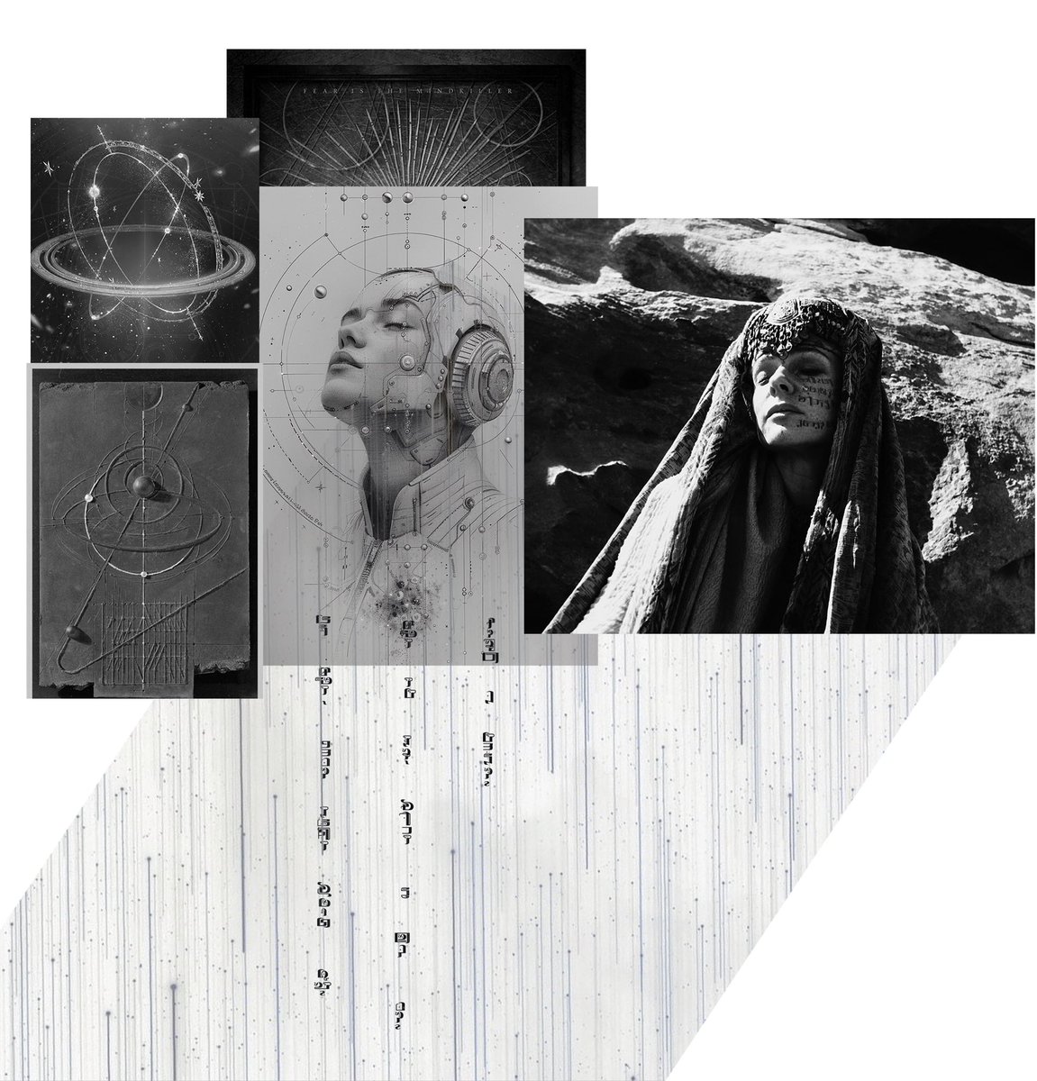 Yeah my tattoo artist is gonna COOK with this moodboard for my Bene Gesserit tattoo! #Dune <a href="/dunemovie/">DUNE</a>