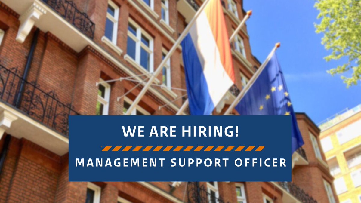 We are looking for a Management Support Officer to join our team in London! 📌Application deadline: COB 22 April 2024 📌Please send a motivation letter and CV by e-mail to LON-AZ@minbuza.nl 📌 Full job description and application details via our website: netherlandsandyou.nl/web/united-kin…