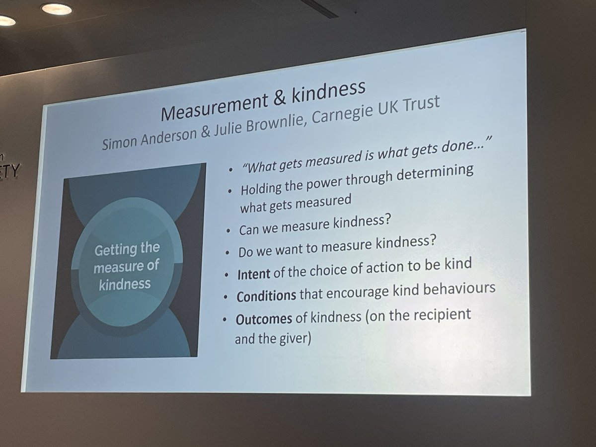 Claire Snyman (@clairehsnyman) on Twitter photo Can we measure #kindness? I say yes as a #patient, it’s in the person who holds my hand before going under in surgery that if not done, would impact me going back again. That’s measurement. Small acts of kindness have great impact that can be measured. #Quality2024 Can we measure #kindness? I say yes as a #patient, it’s in the person who holds my hand before going under in surgery that if not done, would impact me going back again. That’s measurement. Small acts of kindness have great impact that can be measured. #Quality2024