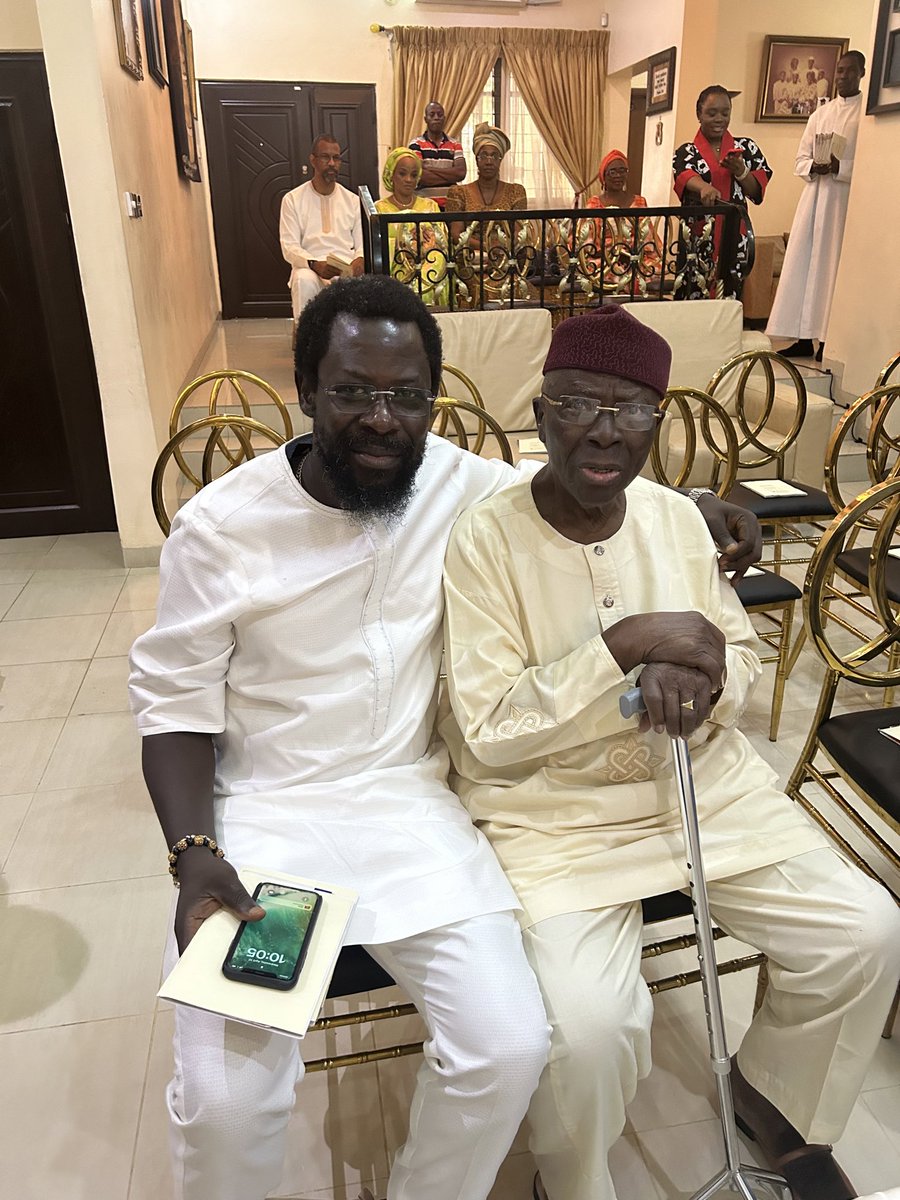 Sensei is 96 years younger today. May God’s grace continue to renew him. Amen 🙏🏿