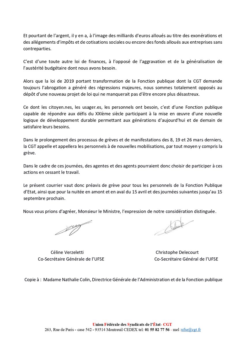 #JOP2024 🔴 Pas de trêve olympique : la CGT Fonction publique dépose des préavis de grève ! Communiqué + préavis de grève en téléchargement 👇 cgtetat.fr/fonction-publi…