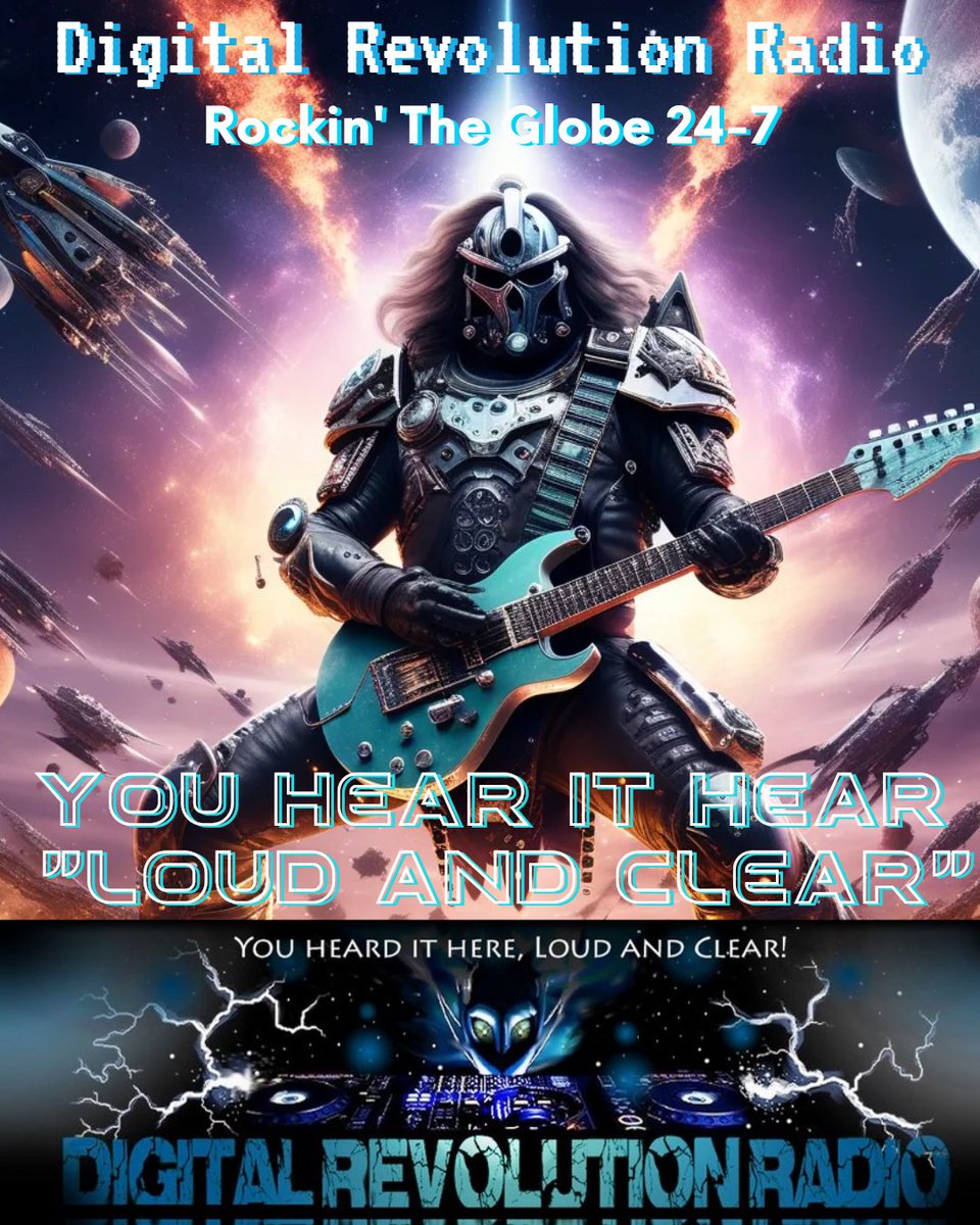 digitalrevolutionradio.com rocking the entire globe 24-7 You Hear it Here 'Loud and Clear'