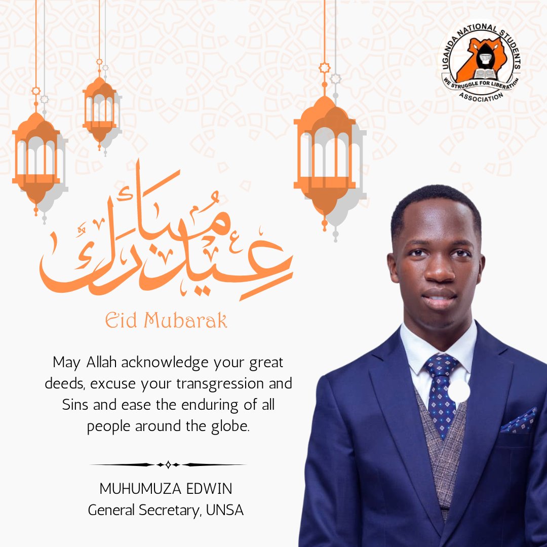 To All Moslem students and friends, Eid Mubarak