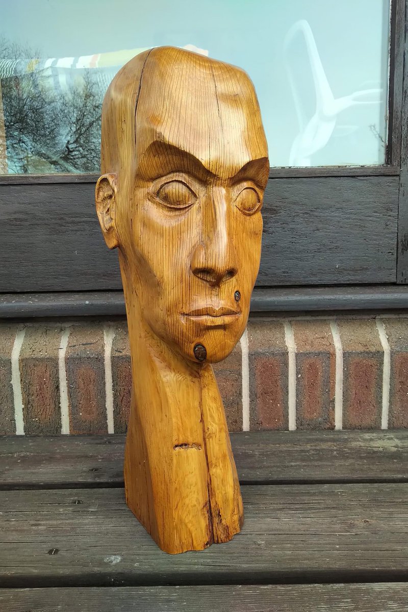Adrian Schiller wasn’t just a great actor, dad, friend and campaigner for a better world, he was also an accomplished artist and sculptor. This is probably his best piece. Carved from a piece of lime 'borrowed' from Glyndebourne after the storm of 1987. RIP, bro’.