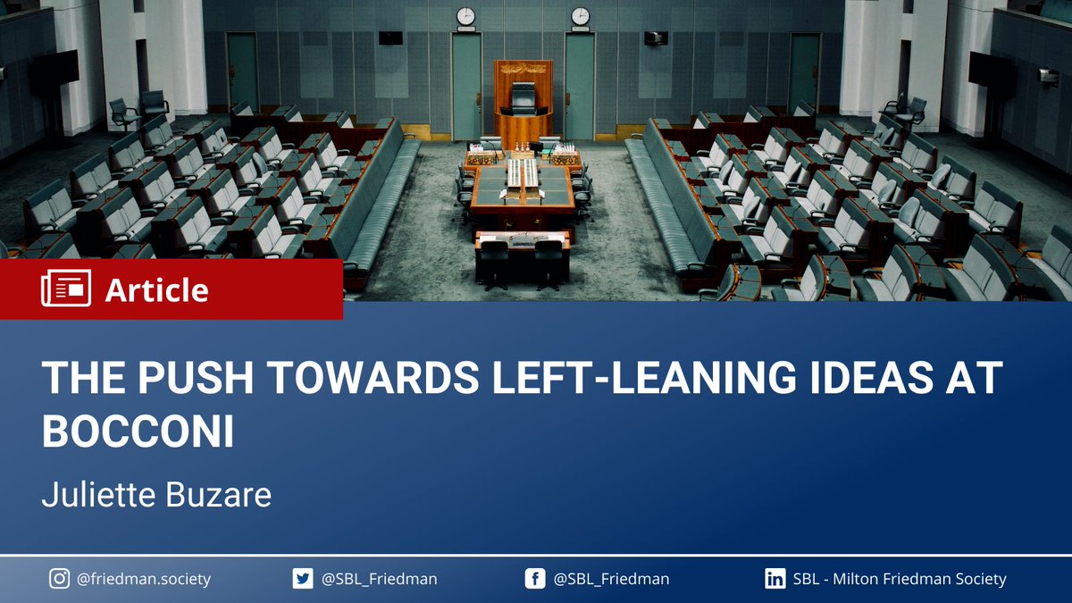 SBL_Friedman's tweet photo. Explore the intriguing dynamics of political ideology at Bocconi University. We investigate the broader trend of increasing liberal attitudes in academia and its implications for the future of economic systems.

⏰ Reading time: 3 minutes 
🌐https://t.co/QvMC1icmEL https://t.co/qsnLPxuX17