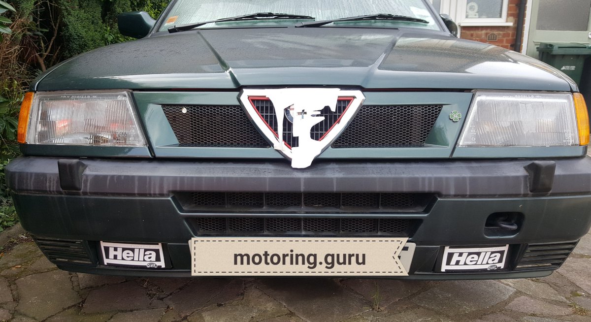 motoringguruUK's tweet photo. Yes. A Biscione stencil on the front of an Alfa Romeo looks absolutely awful.

#AlfaMilano 
#NewAlfaRomeo https://t.co/3EaGhY0Rp2