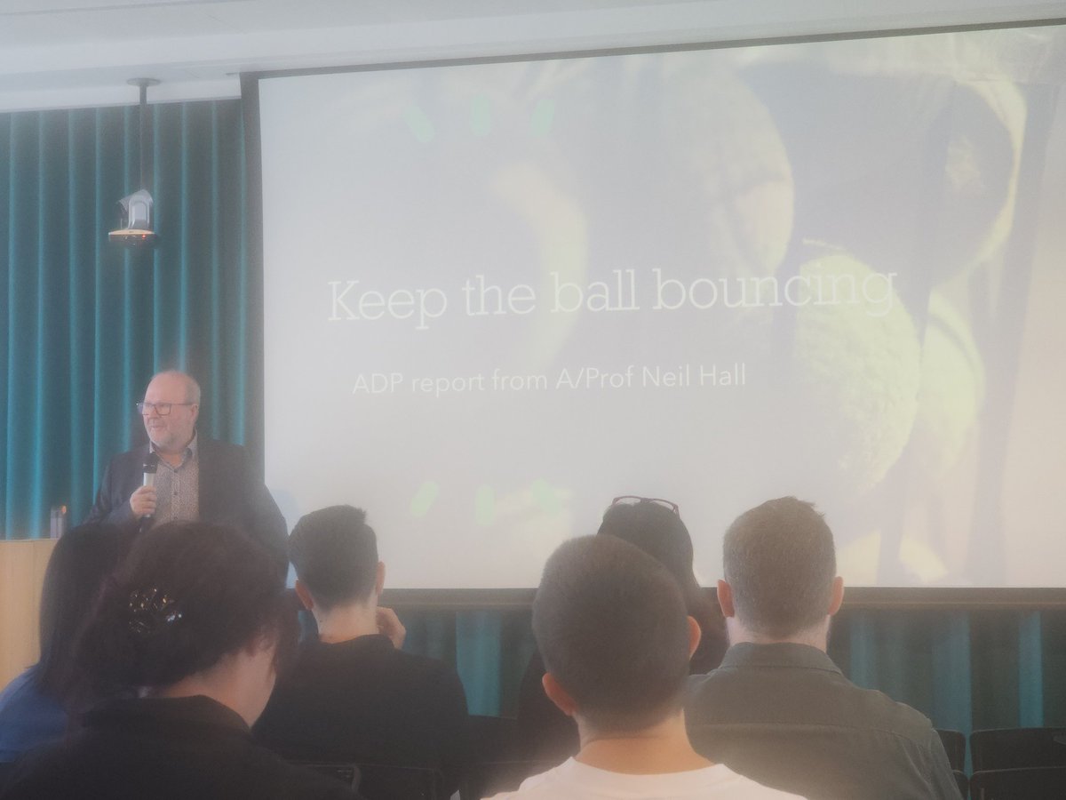 SocialWorkWSU (@socialwork_wsu) on Twitter photo Dr. <a href="/nhall16230839/">Neil Hall WSU</a> presented "Keep The Ball Bouncing" at the <a href="/westsydusoss/">Western Sydney University - Social Sciences</a> School Meeting on his ADP leave Dr. <a href="/nhall16230839/">Neil Hall WSU</a> presented "Keep The Ball Bouncing" at the <a href="/westsydusoss/">Western Sydney University - Social Sciences</a> School Meeting on his ADP leave