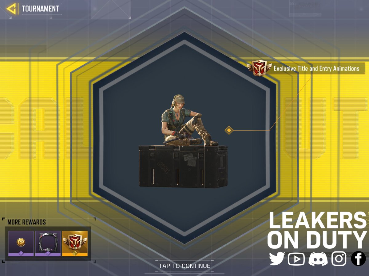 LeakersOnDuty's tweet photo. Season 12 Tournament Rewards and Modes
#callofdutymobile #CODm #codmo https://t.co/45bD6XQXST