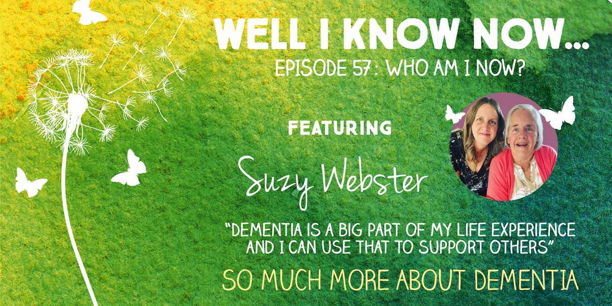 Got your hanky? My #WellIKnowNow swansong with the wonderful <a href="/suzysopenheart/">Suzy Webster 👩‍🚀</a> is out. We talk about the death of Suzy's mum who lived with #dementia &amp; what Suzy plans next. Heartfelt, genuine, moving. Listen here:
pippakelly.co.uk/podcast/suzy-w…