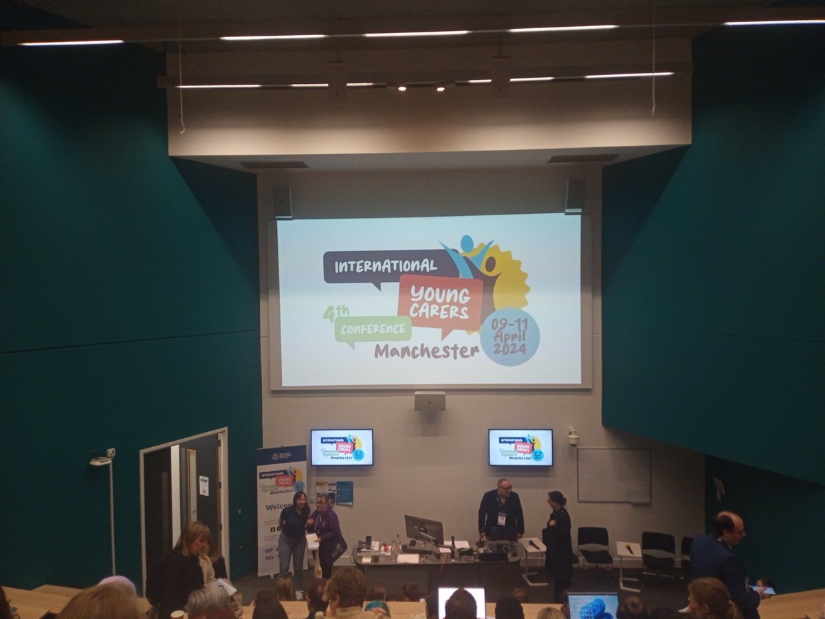 Ready to start at <a href="/iycc2024/">4th International Young Carers Conference</a> and so pleased to be joined by <a href="/suzysopenheart/">Suzy Webster 👩‍🚀</a> and Anna!

#IYCC2024 #YoungCarers