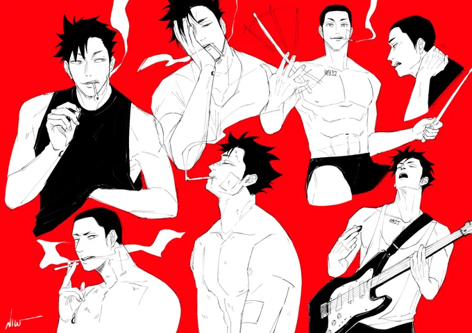 #PortfolioDayhi, i'm nico and i do illustrations and comics sometimes 