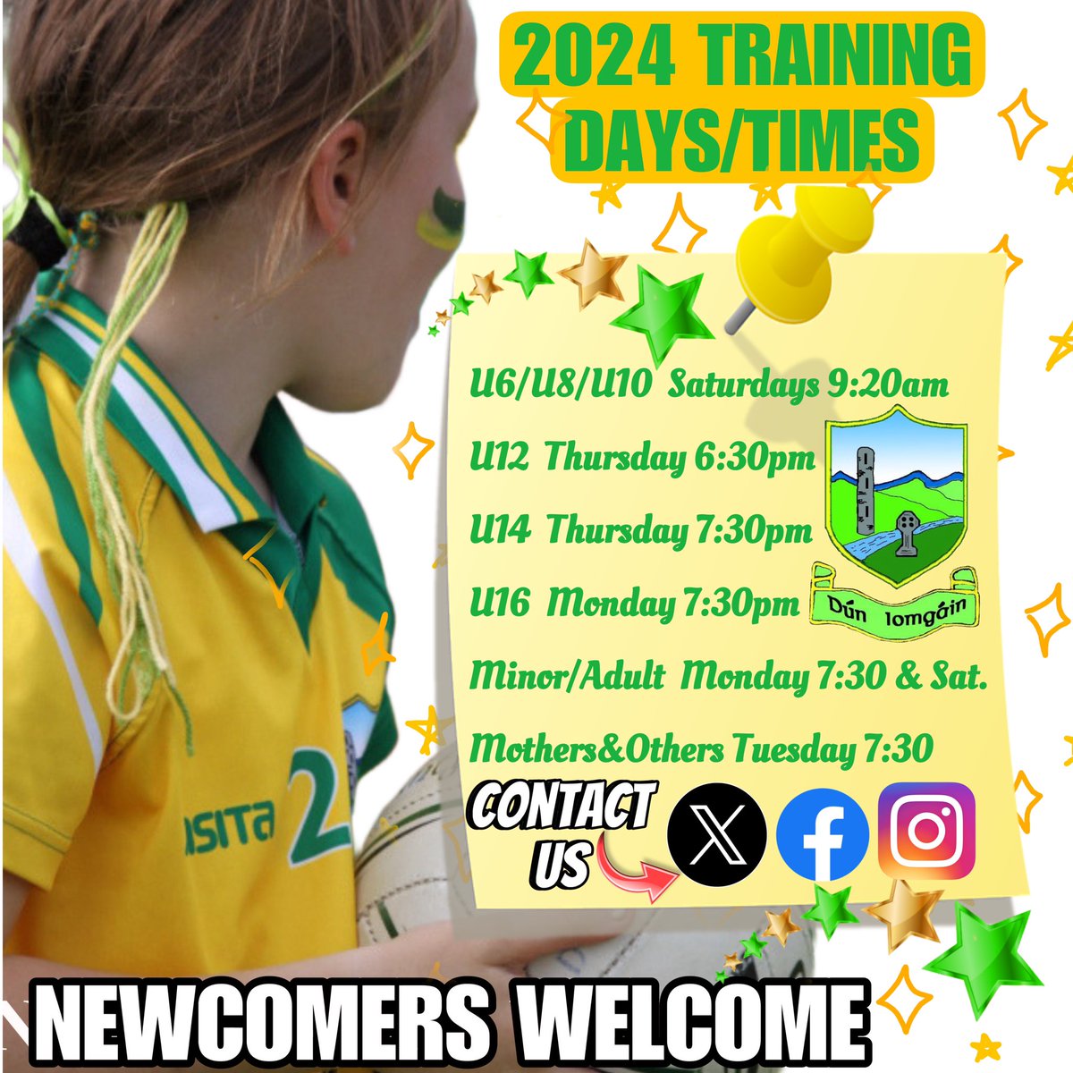 ALL SURROUNDING PARISHES CATERED FOR CONTACT US HERE ON TWITTER FOR MORE INFORMATION 💚🏐💛 #lgfa #dunnalgfc @kilkennylgfa