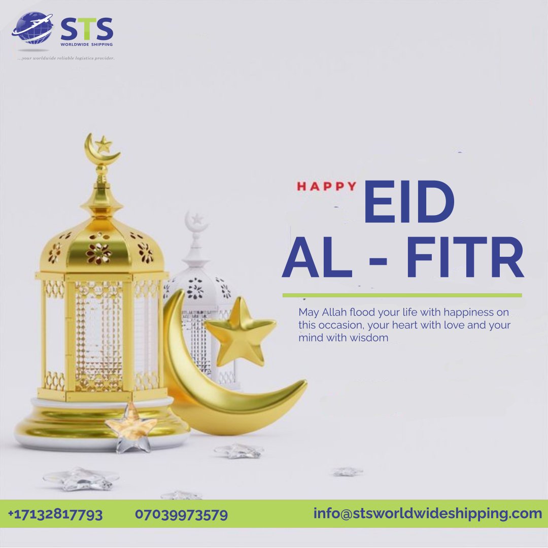 Happy Eid Al-Fitr to all our muslim customers.
#eidalfitr #logistics #freight #airfreight #seafreight #cargo #shippingandhandling #stsworldwideshipping #globalshipping #seamlessshipping