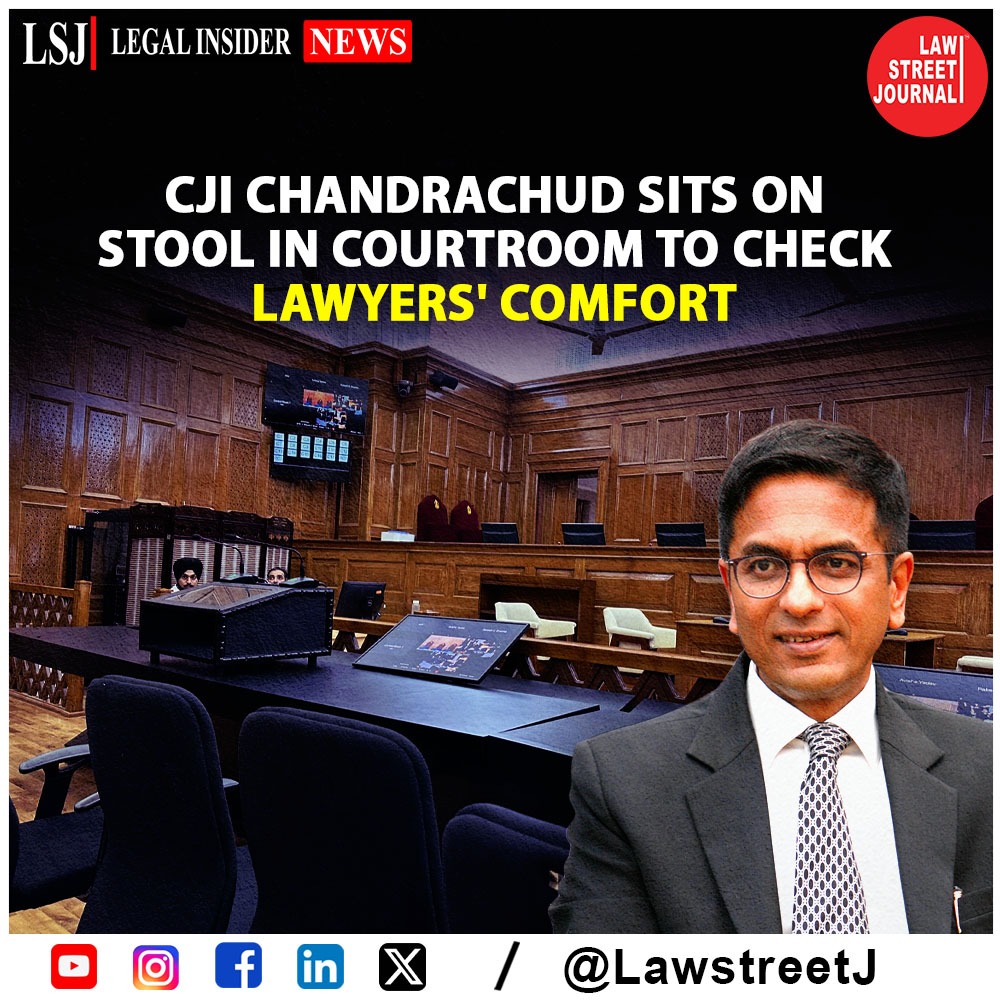 LSJ SHORTS | #CJIDYChandrachud | In an unprecedented move that left everyone in the #SupremeCourt courtroom surprised, Chief Justice of India (CJI) Justice D.Y. Chandrachud demonstrated an extraordinary act of consideration and humility. During the third day of hearings by a…