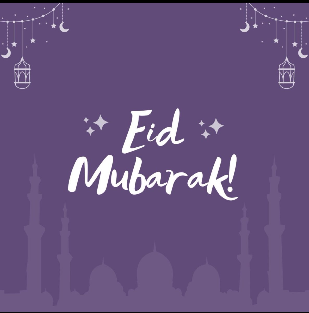 Eid Mubarak to our friends who are celebrating today! 💛🖤🤍