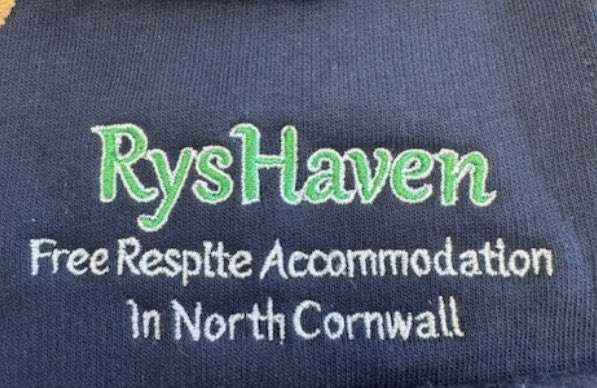 Pleased with the polo shirt logo, #RysHaven #RyansLaw 💙