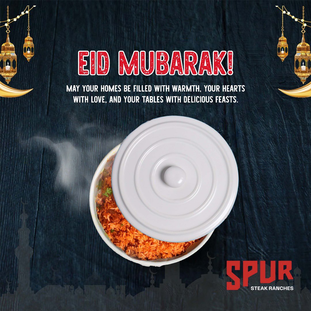 Eid Mubarak to all our Muslim friends from all of us at Spur! 💫

May Allah accept all of your prayers and fulfill all of your wishes.

#Eidmubarak 
#EidalFitr 
#Ramadan
#SpurNigeria