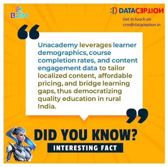 Did you know?? #Unacademy #RuralEducation #DataDrivenLearning #QualityEducation #AccessibleLearning #EmpoweringCommunities #DataAnalytics #DataFabric #DataIntegration #RPA #BusinessGrowth #BusinessIntelligence