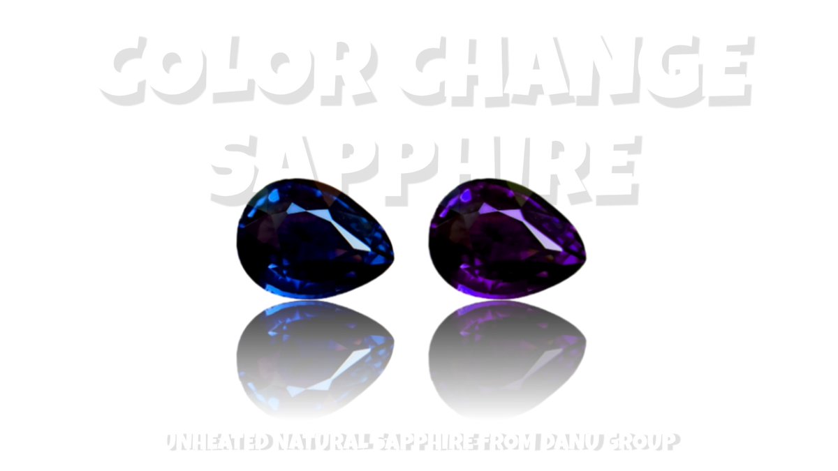 Ceylon Natural Color Change Sapphire change color from Blue To Violet - Danu Group Gemstones Collection! #ceylonsapphire #colorchangesapphire #bluetoviolet #gemstones #gemstonedealer #gemcutter #gemstoneforsale #sapphirering #sapphire #naturalgemstone