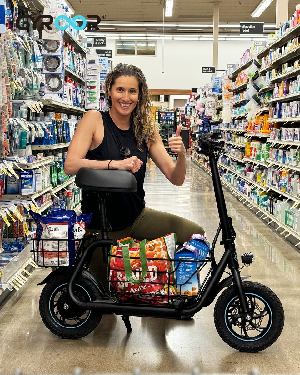 'Good electric scooter with capacity storage for grocery shopping'👍
.
🔥$389.99 on sale!🔥
🛒For more>> bit.ly/Gyroor-C1S-esc…
.
.
.
#gyroor #NewArrival #NewArrivals2024 #escooter #scooter #adultscooter #grocery #shopping #gotowork #groceryshoppingfun #campinggear #camping