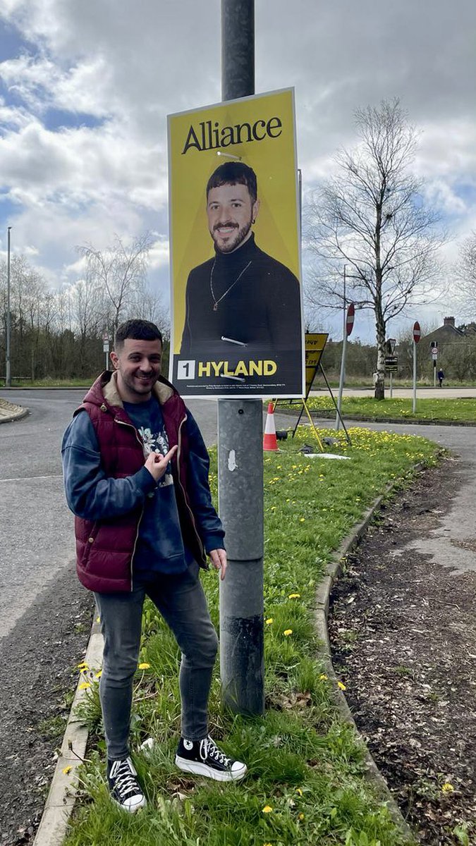 A full year since my face started to adorn the lampposts of Ballymena as part of the #LE23 election campaign for @allianceparty…

Feels like another time. 🥺