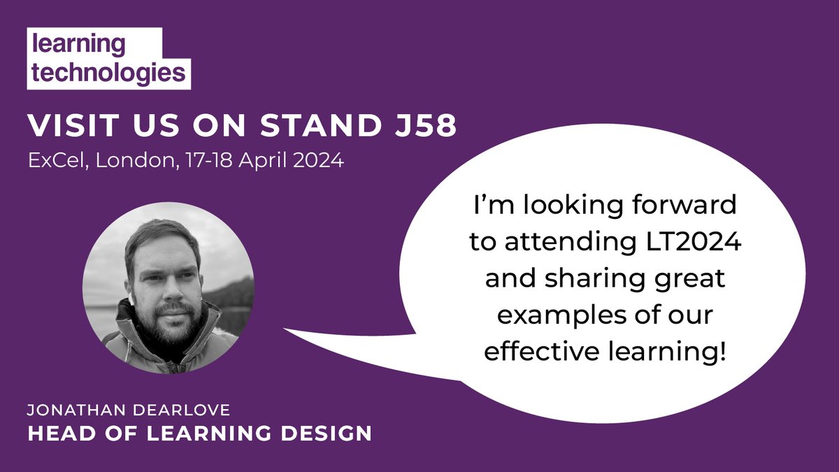 Jonathan, our Head of Learning Design, completes the Amphigean team at Learning Technologies this year. Don't forget to say hello on stand J58. You can find out more here amphigean.com/2024/03/22/amp… #learning #LT24UK #learningdesign #learningbestpractice #bespokelearning