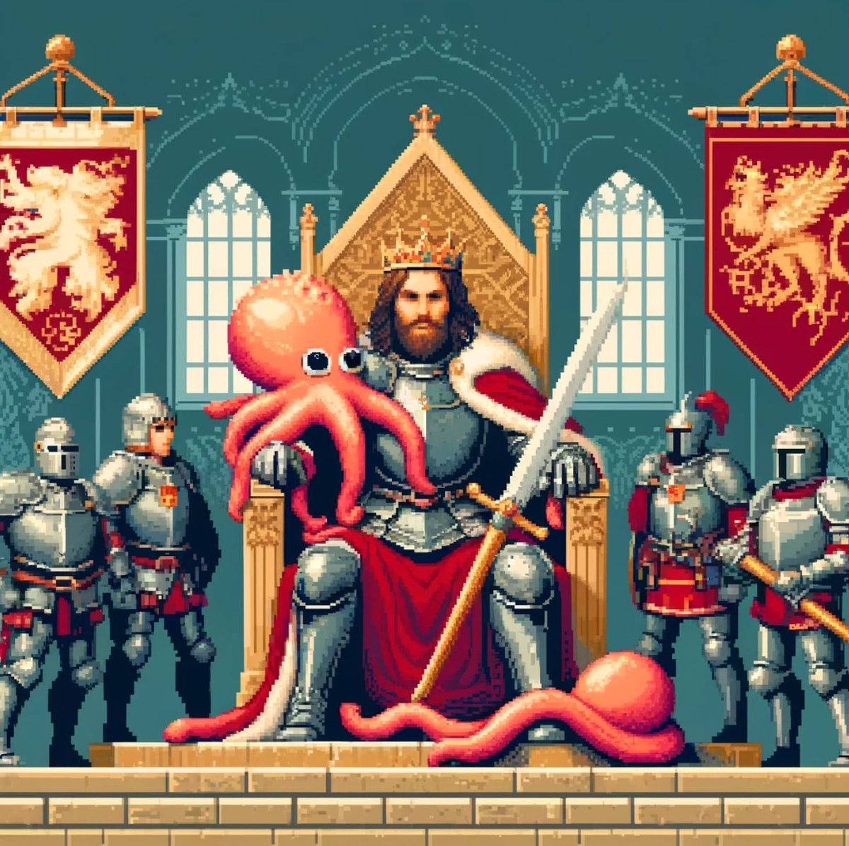 The term "Atompus" is derived from the combination of "Atom" and "Octopus". It is King Arthur's most loyal pet, guarding the Reactor of the Atomicals Kingdom's AVM.
#Atompus