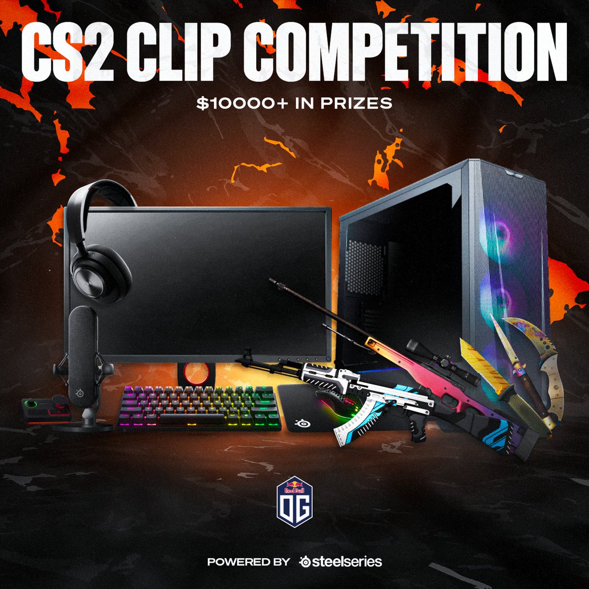 How many times have you wanted to retrieve replays of a beautiful ace, a nasty wallshot or a humiliating knife in te back? With @SteelSeries Moments, it's ALWAYS your time to shine! Take part in the 10,000$ worth of prizes launch giveaway 👉 steelseries.com/gg/cs2/clip_co…