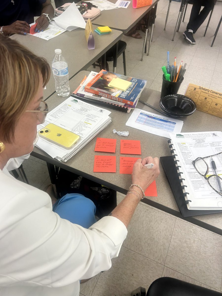 RCAs can be challenging! Often one voice is heard, so how do you capture the voices of all? A little post-it and a pen! Today, MMS’s Leadership Team conducted RCAs on the overarching needs identified through data analysis, and cause exploration. #SIP, #wecoming,#everyvoicematters