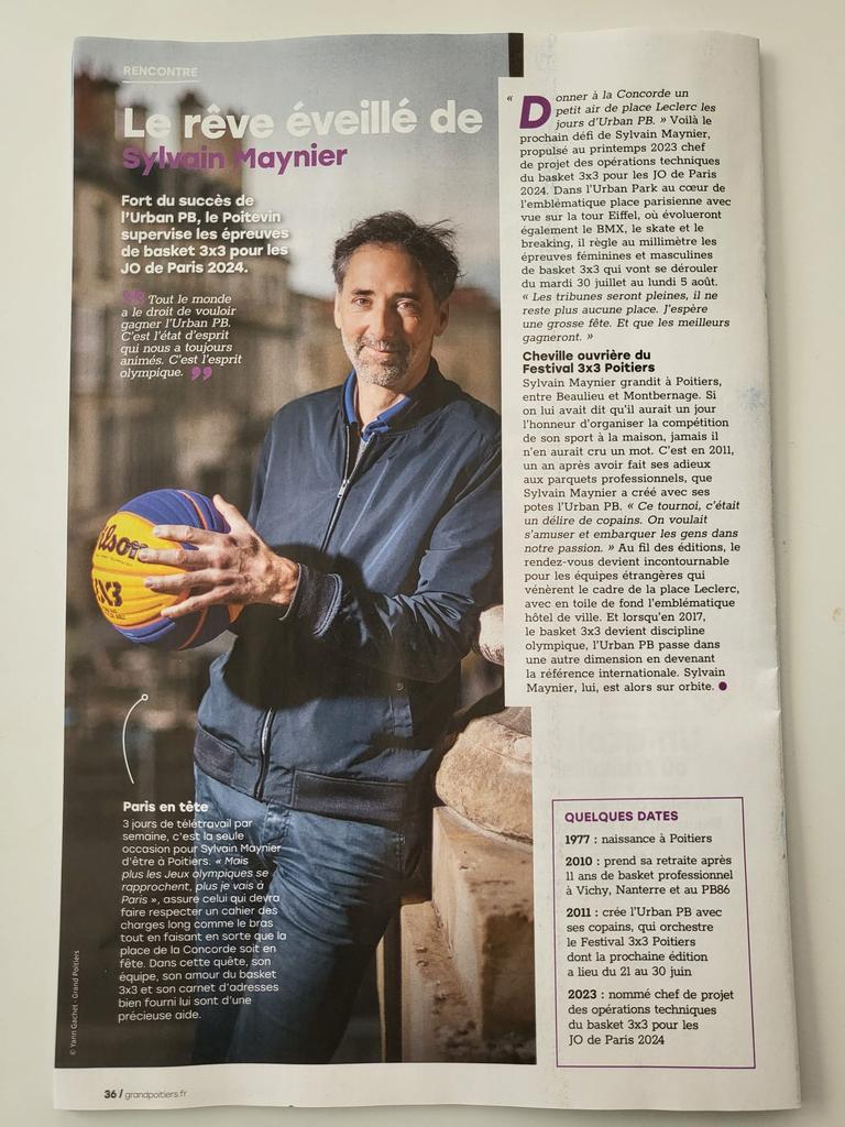 Merci à @Grand_Poitiers pour cet article !
On ne sait jamais où l'on va
On sait toujours d'où on vient
#Fromthestreetstotheolympics