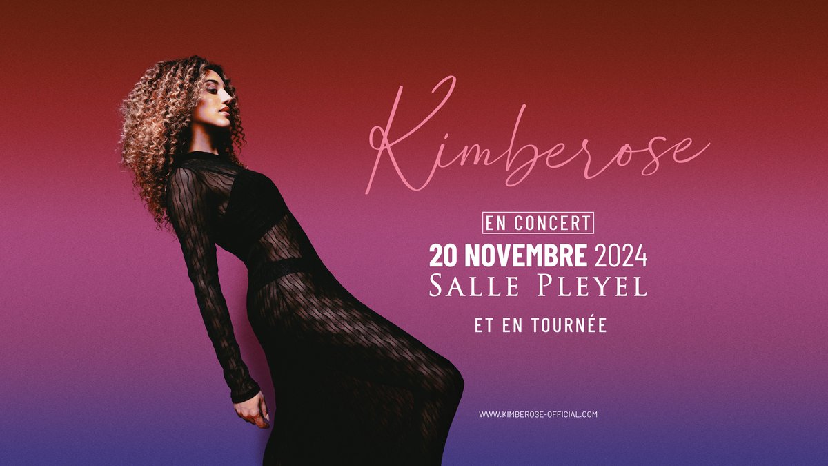 🎙️[ ANNONCE ]🎙️ Une voix unique, un mélange envoûtant de jazz, de soul et de pop : Kimberose est de retour à la Salle Pleyel en novembre 2024 ! Découvrez dès maintenant son nouveau single 'You Made Me Pray'. 🎤 🎫 MEV : 16/04 - 10H00