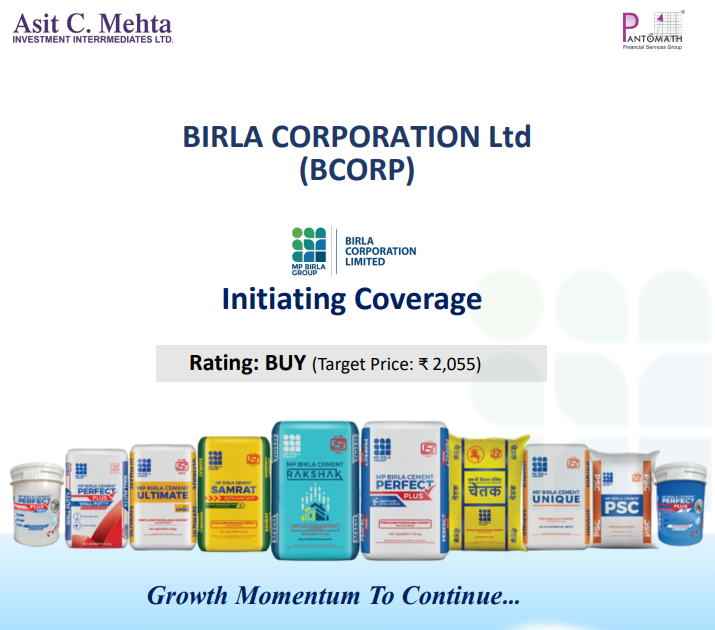 BigshotTrader's tweet image. #Birlacorp #cement #Pantomath financial services
Initiating Coverage Report - #Birlacorp
CMP- Rs.1495 
Target price- 2055
potential upside of 37%