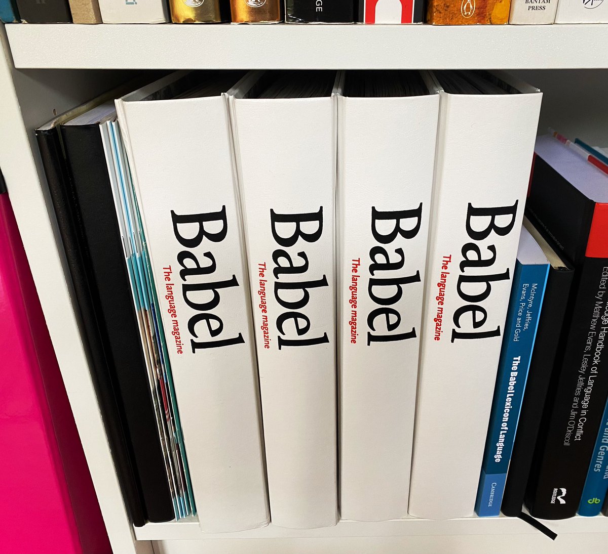 📚 Nice & tidy! Keep your Babels neat with Babel binders 🛒 Available at babelzine.co.uk/back-issues