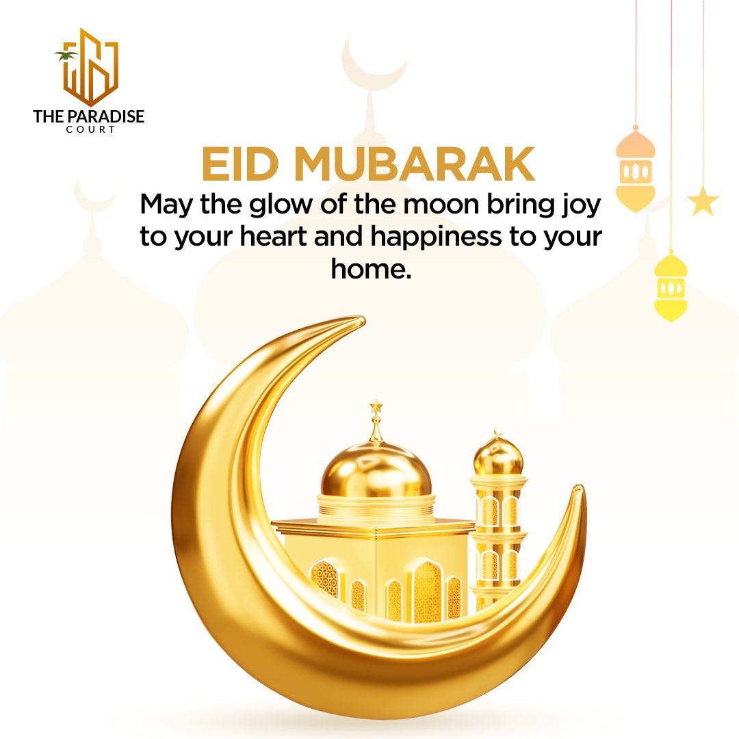 Wishing all our valued clients a celebration filled with happiness, peace, and prosperity.  

Eid Mubarak! 
 
#ParadiseCourt #LekkiHomes