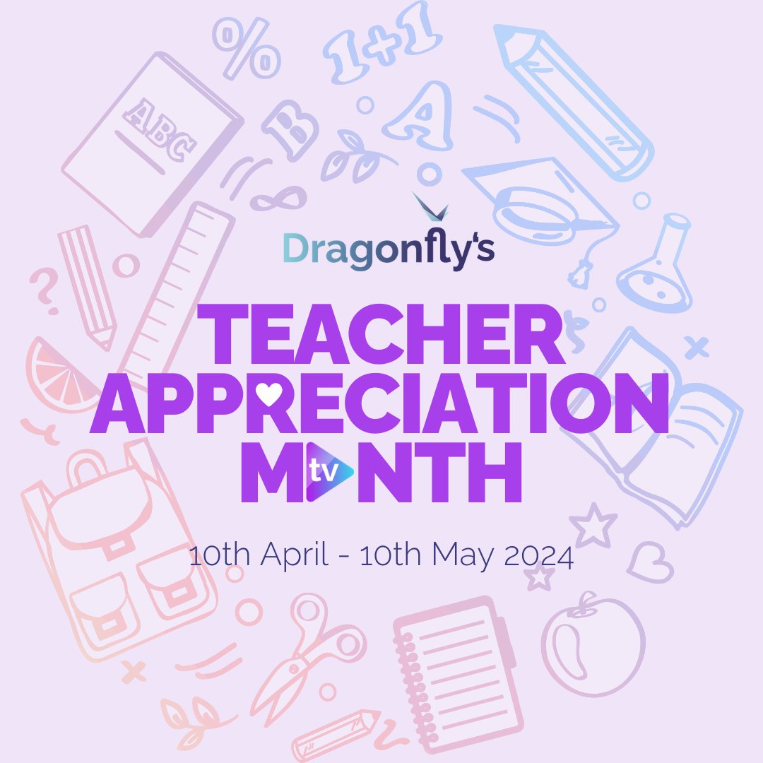BIG ANNOUNCEMENT! Introducing Dragonfly's 'Teacher Appreciation Month' - a month of fun giveaways and tons of opportunities to connect with a supportive community 🙌 loom.ly/fq89wFE 💜 #TeacherAppreciationMonth #DragonflyAppreciatesTeachers #Forteachersbyteachers