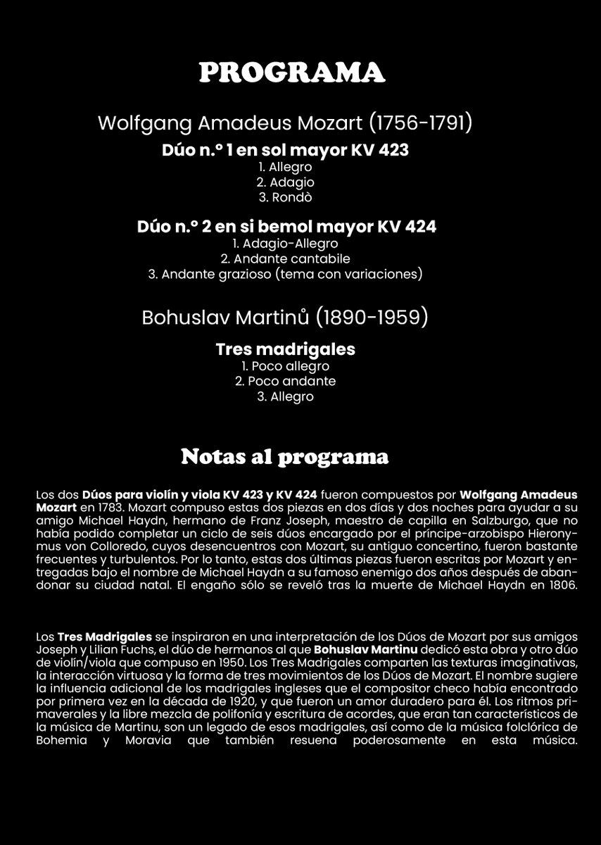 🎻 Este fin de semana podremos disfrutar en Los Alcázares del segundo concierto del Ciclo Internacional de Música de Cámara 𝗜𝗻𝘁𝗲𝗿𝗺𝗲𝘇𝘇𝗼. 📅 Sabado 13 de abril a las 20.00h 📍 Salón de Plenos del Ayuntamiento de Los Alcázares 🎟 Entrada libre hasta completar aforo