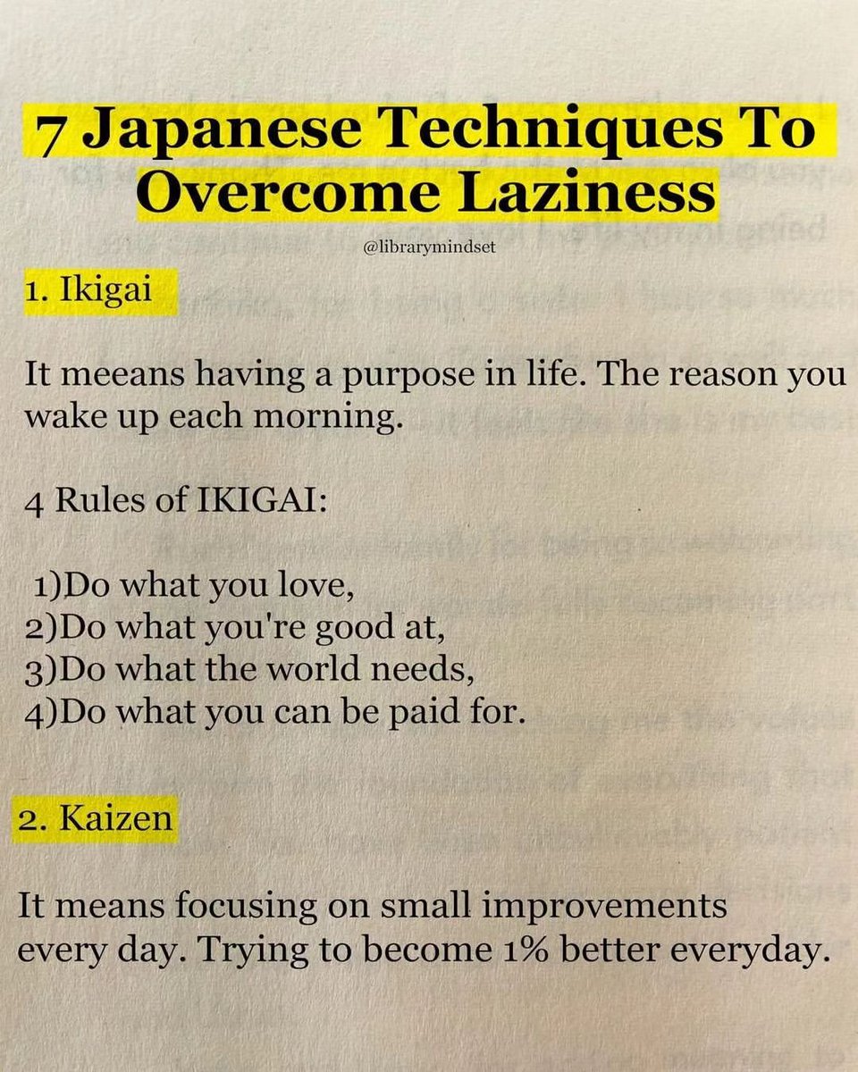 7 Japanese Techniques To Overcome Laziness.