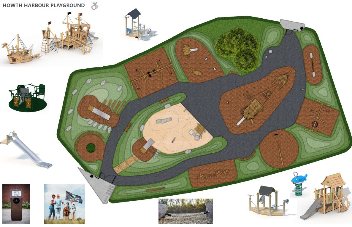 Despite the weather, the much anticipated - and significant - upgrade of the Howth Harbour playground is commencing. Since the approval of an historically themed educational space, we have enlisted the expertise of a specialist contractor for the detailed design and execution…