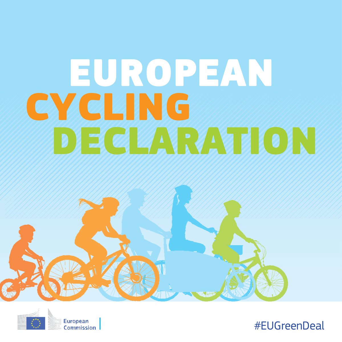Transport_EU's tweet photo. We need to see more #cyclists on EU roads.

The 🚲European Cycling Declaration🚲lists clear principles for boosting bike use, including:

🟠Infrastructure &amp; investments
🟠Jobs
🟠Tourism
🟠Safety, and more!

➡️https://t.co/V1VAFVIXz5
 
#EUGreenDeal https://t.co/0fzF5nbyIH