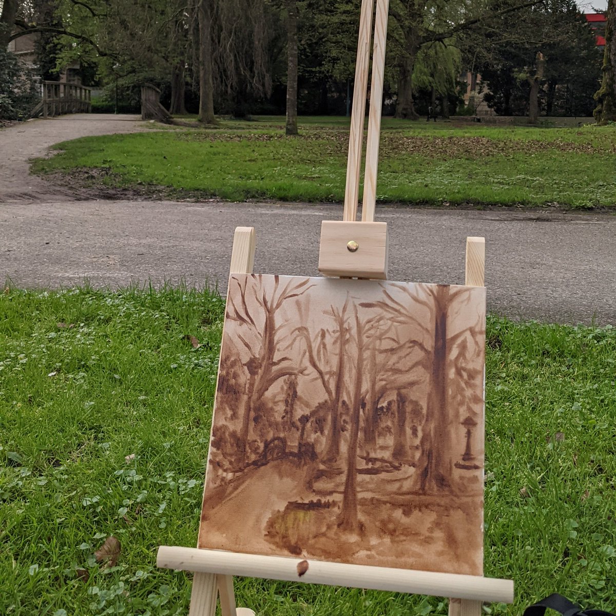 🏞️ tried some oil painting in the park last weekend with <a href="/synivii/">sanka</a> 🤭